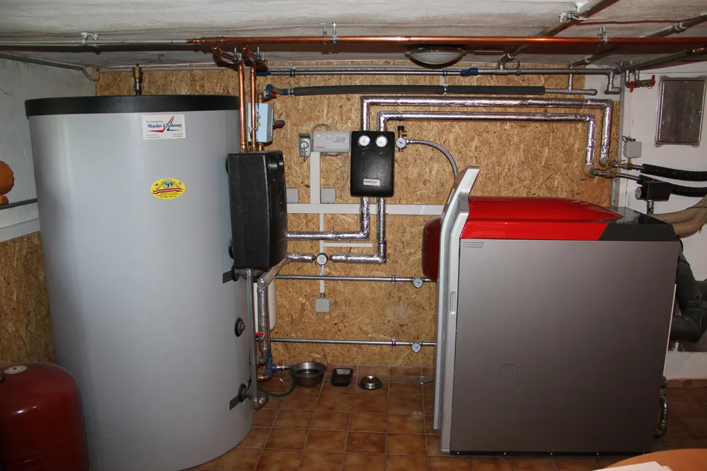 Heizungsanlage mit Pufferspeichern